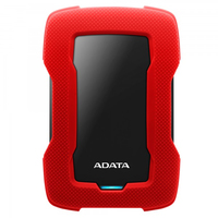Disque dur externe ADATA HD330 2 To, USB 3.2 Gen 1, rouge