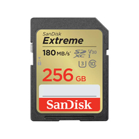 SanDisk Extreme 256GB SDXC Card - SDSDXVV-256G-GNCIN