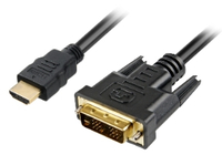Sharkoon HDMI till DVI-D-kabel 1m - 4044951017324