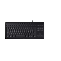 Cherry STREAM KEYBOARD TKL - USB - Scissor key switch - AZERTY - Black - JK-8600BE-2