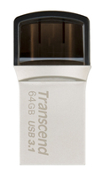 Mémoire OTG Transcend JetFlash 890 64 Go USB-A/C 3.2 Gen 1