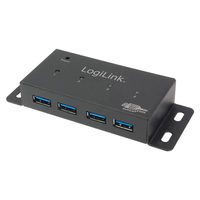 LogiLink UA0149 Hub USB 3.0 4 ports 5 Gbit/s Gris