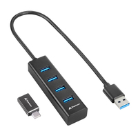 Hub en aluminium Sharkoon 4 ports USB 3.2