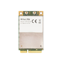MikroTik R11E-LTE6, 4G/LTE miniPCI-e card - Mini-PCI - 0.3 Gbps