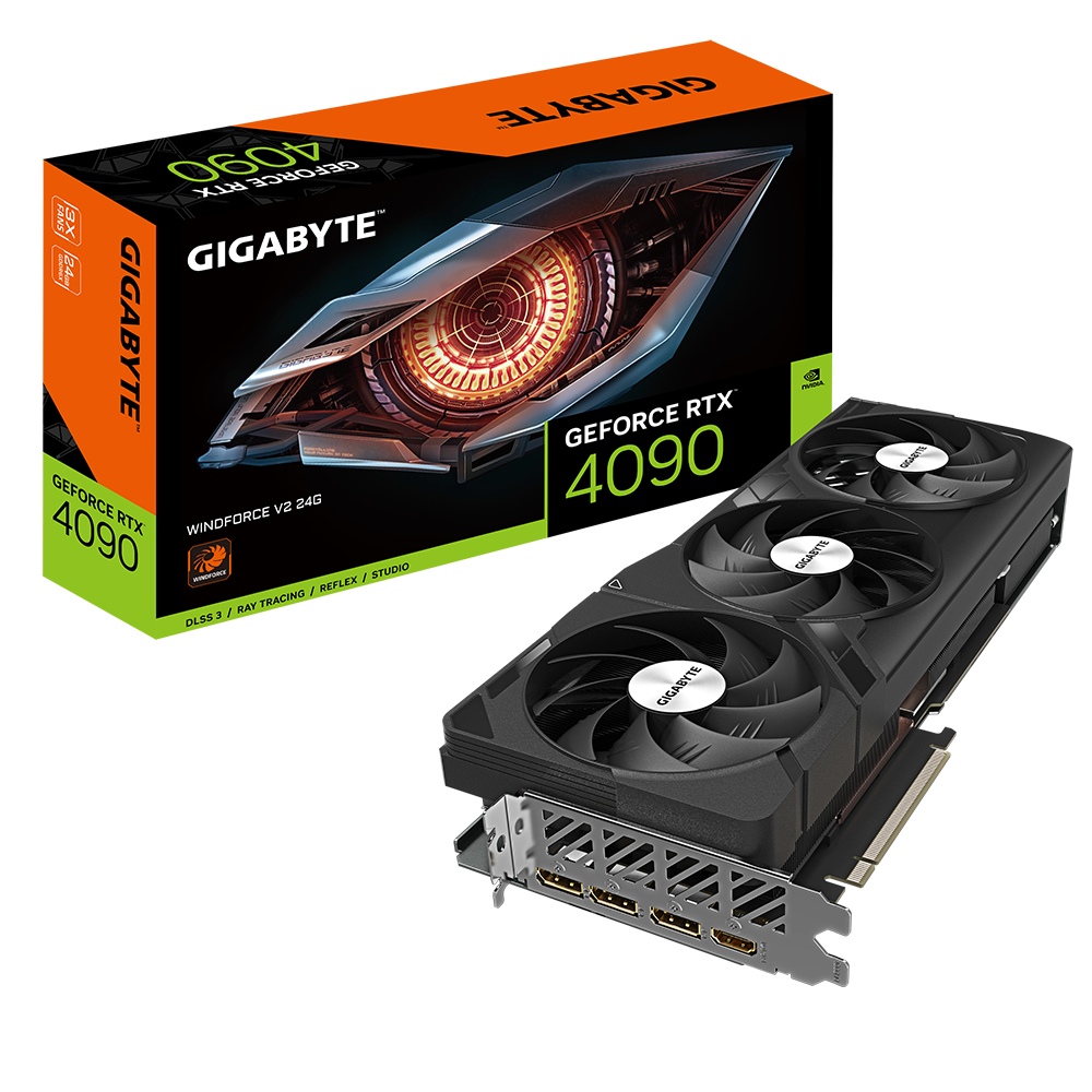 Gigabyte GeForce RTX 4090 WINDFORCE V2 24G - GV-N4090WF3V2-24GD