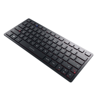 Cherry KW 9200 MINI - 75% - USB + RF Wireless + Bluetooth - Scissor key switch - QWERTY - Black - JK-9250EU-2