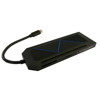 LC-Hub-C-Multi-6-RGB : Hub USB-C, RVB, Noir