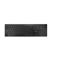 Cherry KW 9100 SLIM - Sans fil RF + Bluetooth - QWERTY - Noir