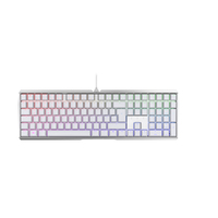 Cherry MX 3.0S RGB - Full-size (100%) - USB - Mechanical - QWERTZ - RGB LED - White - G80-3874LUADE-0