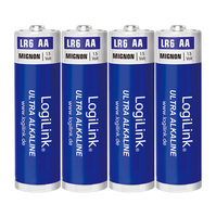 LogiLink LR6B4 AA Alkaline Batteri 1,5V 4pk 1700mAh - LR6B4