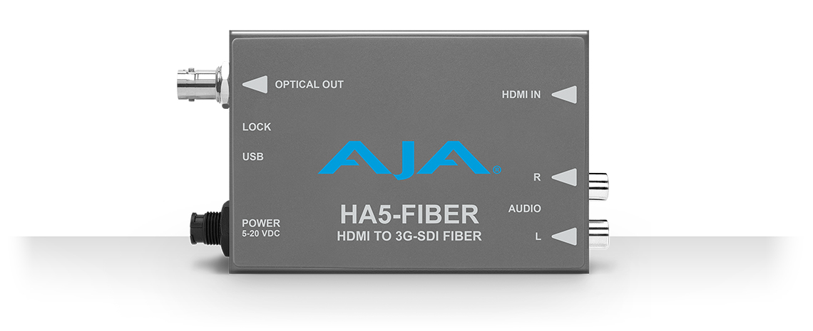 AJA HA5-Fiber HDMI to SDI over fiber converter - HA5-FIBER