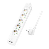 LogiLink LPS249U 1,5m 5 prises AC intérieur IP20 250V