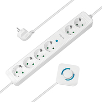 LogiLink LPS271 Multiprise 6 prises 4 avec interrupteur au pied