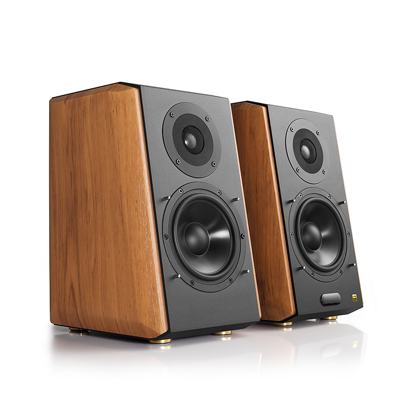 Edifier enceintes actives Studio S1000W 2.0 bois Bluetooth et Wi-Fi - Boîtier actif
