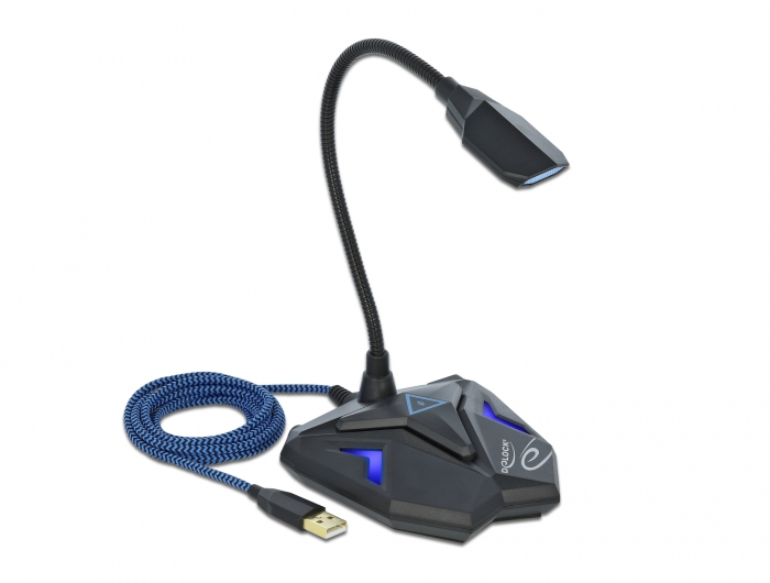 Delock 66330 - Microphone pour console de jeux - -30 dB - 50 - 16 000 Hz - 2 200 Ω - 16 bits - 44,1 kHz