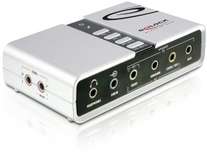 Delock USB Sound Box 7.1 - 7.1 canaux - USB