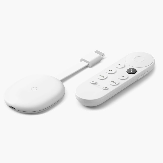 Google Chromecast with Google TV 4K Ice White - GA01919-IT
