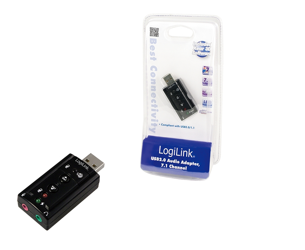 USB-ljudkort 7.1-kanaler - UA0078