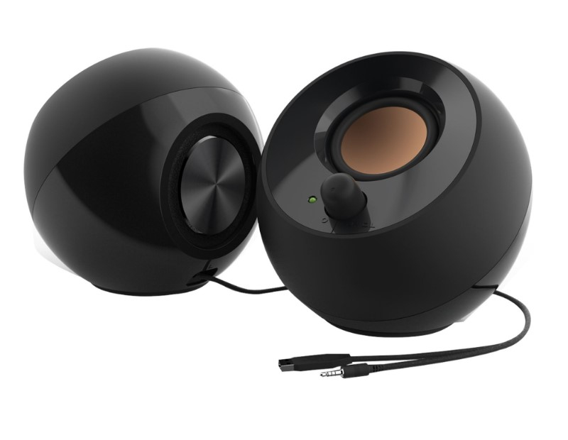 Creative Labs Pebble - 2.0 canaux - Filaire - 4,4 W - 100 - 17 000 Hz - Noir