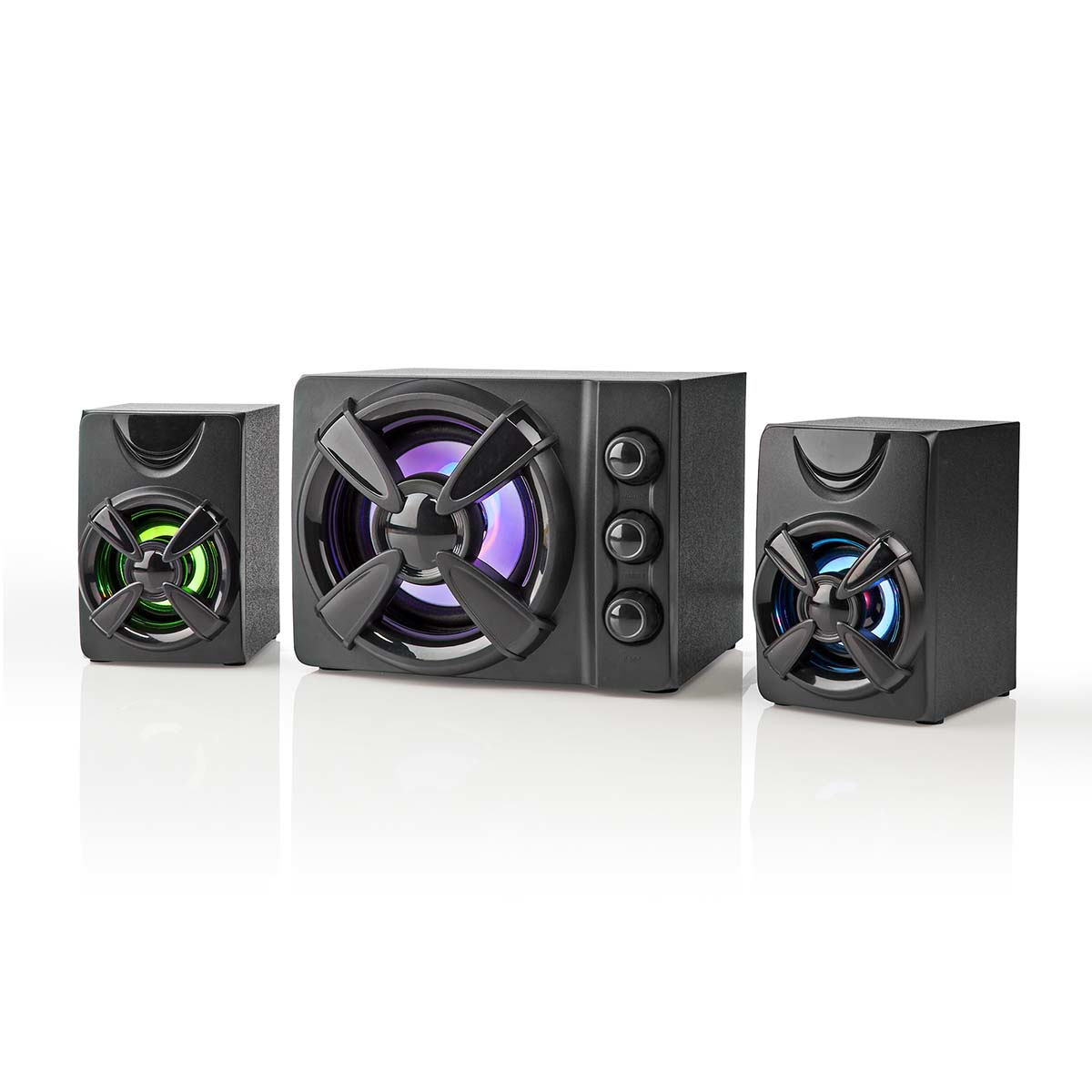 Haut-parleur de jeu USB Nedis 2.1 3,5 mm
