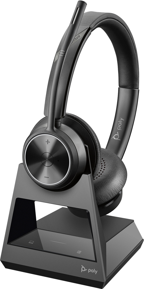 POLY Savi 7320 Casque DECT stéréo de bureau ultra-sécurisé