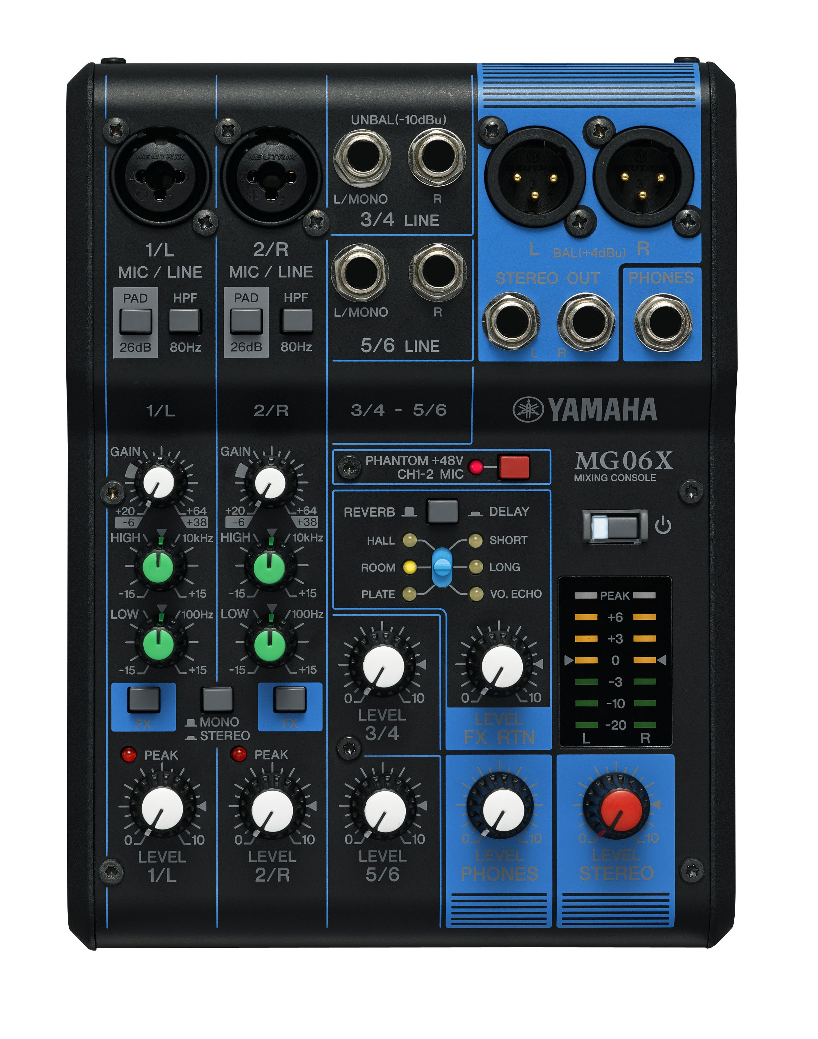 Yamaha MG06X Table de mixage 6 canaux avec effets - 12 W
