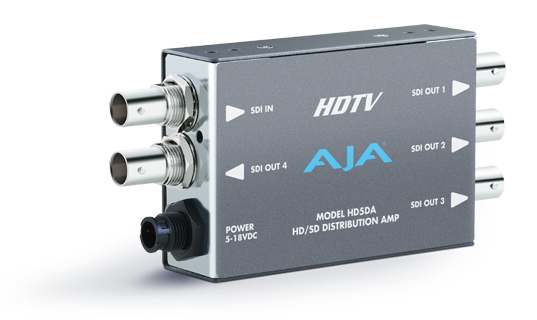 AJA HD5DA HD/SD-SDI amplifier and splitter - HD5DA