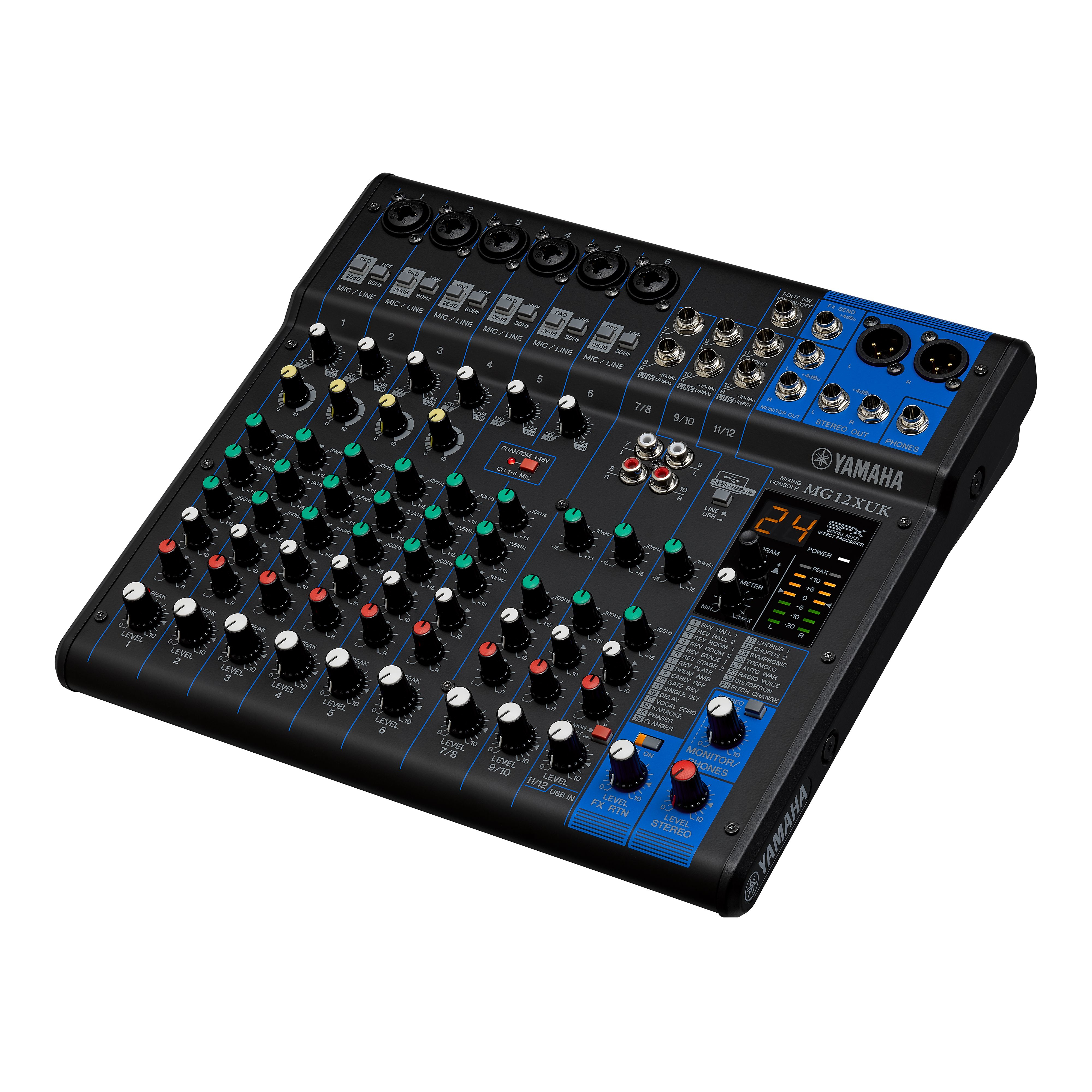 Yamaha MG12XUK Mixer table - 12 channels, 22.9W