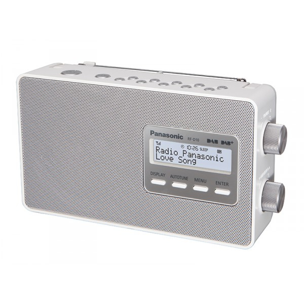 Panasonic RF-D10EG - DAB portable radio - RF-D10EG-W