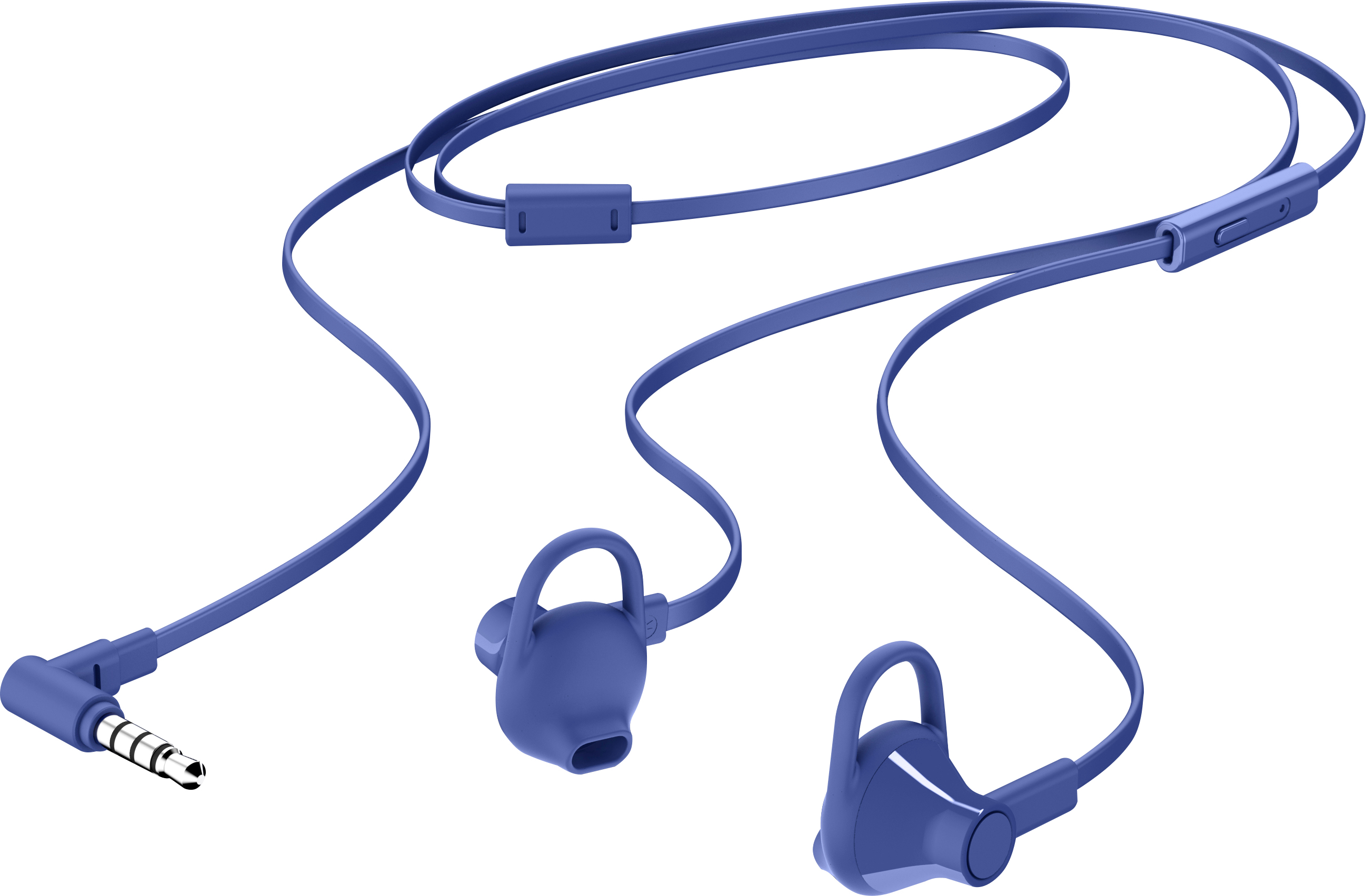 Casque intra-auriculaire HP 150, appels et musique, bleu
