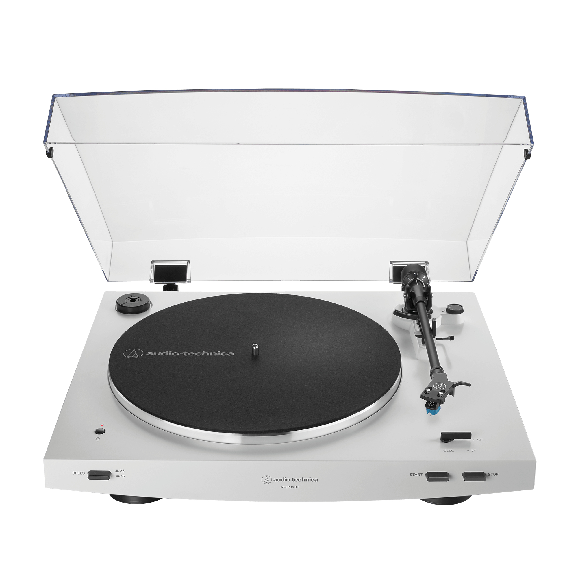 Audio-Technica AT-LP3XBTWH Platine vinyle à entraînement par courroie automatique
