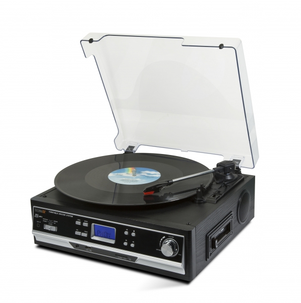 Technaxx TX-22+ Platine vinyle Semi-automatique Noir
