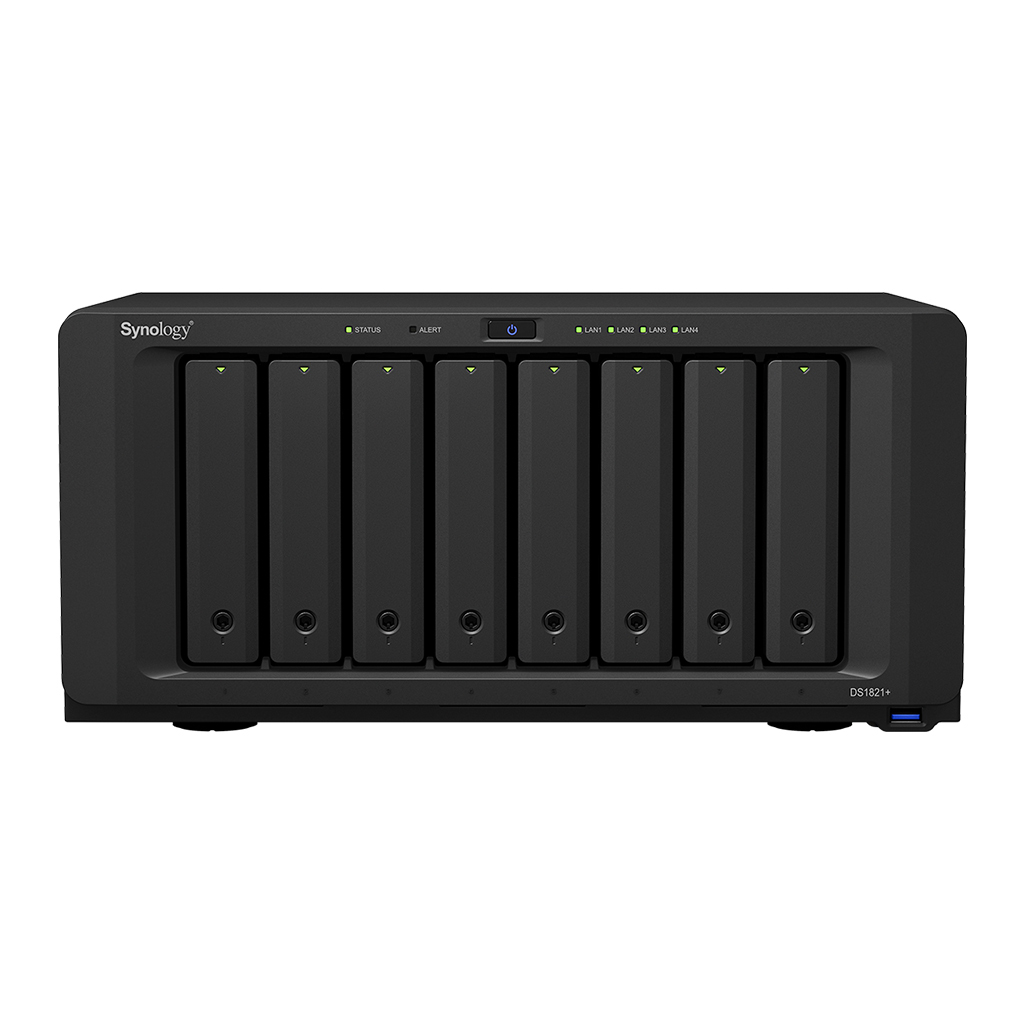 Synology Disk Station DS1821+ NAS-Server 8 Bays SATA 6Gb/s - DS1821+