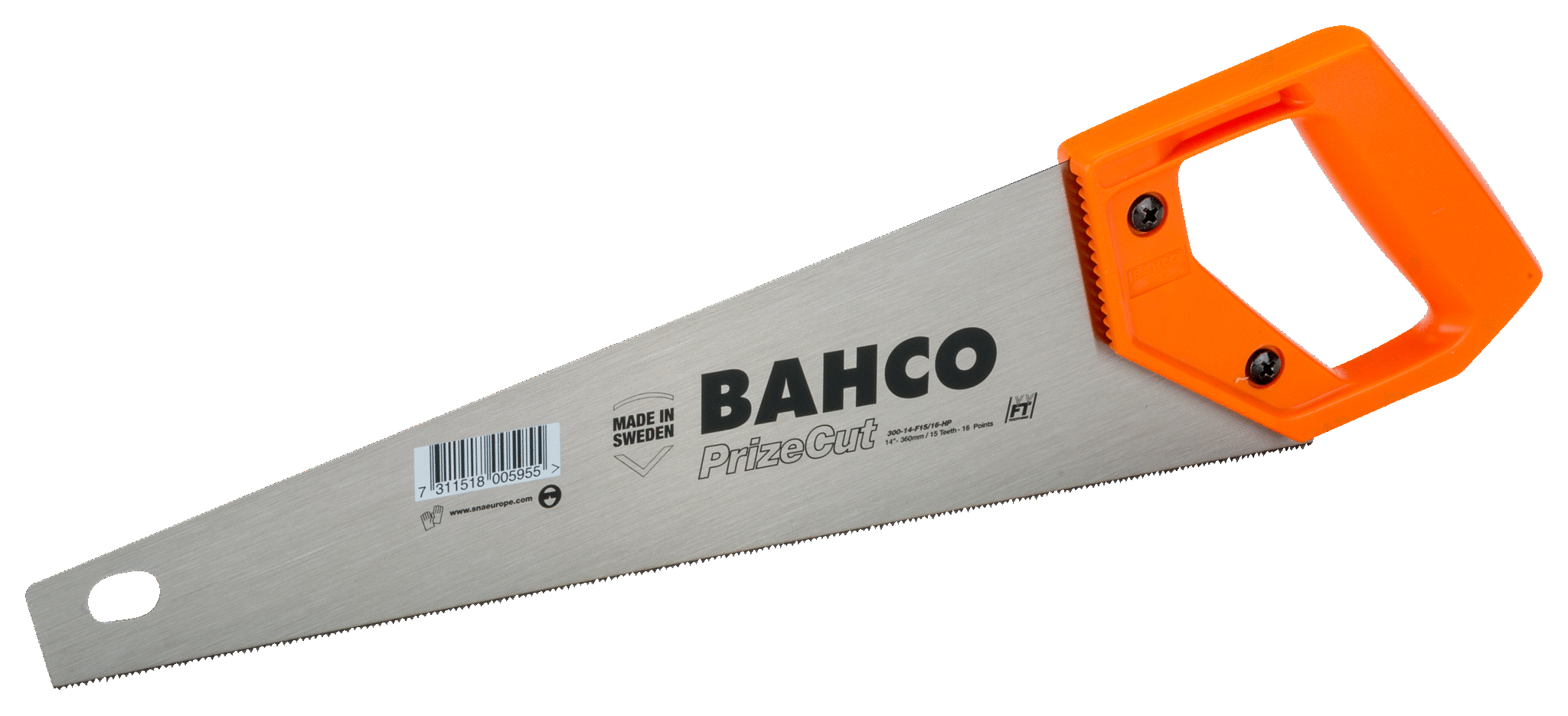 Bahco 300-14-F15/16-HP Scie à main pour le bois à denture fine