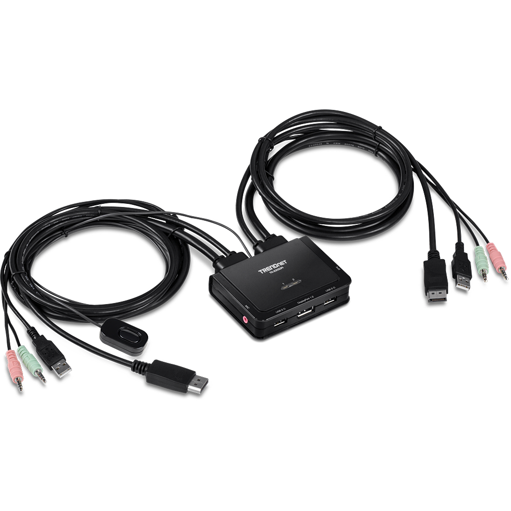 TRENDnet TK 220DPI - KVM-/Audio-Switch - TK-220DPI