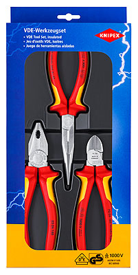 KNIPEX 00 20 12 - 170 mm - 960 g - 3 outils