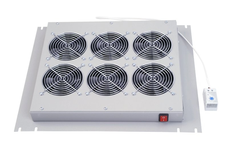 Unité de ventilation Equip pour installation en toiture et au sol - 6 ventilateurs - Gris clair RAL