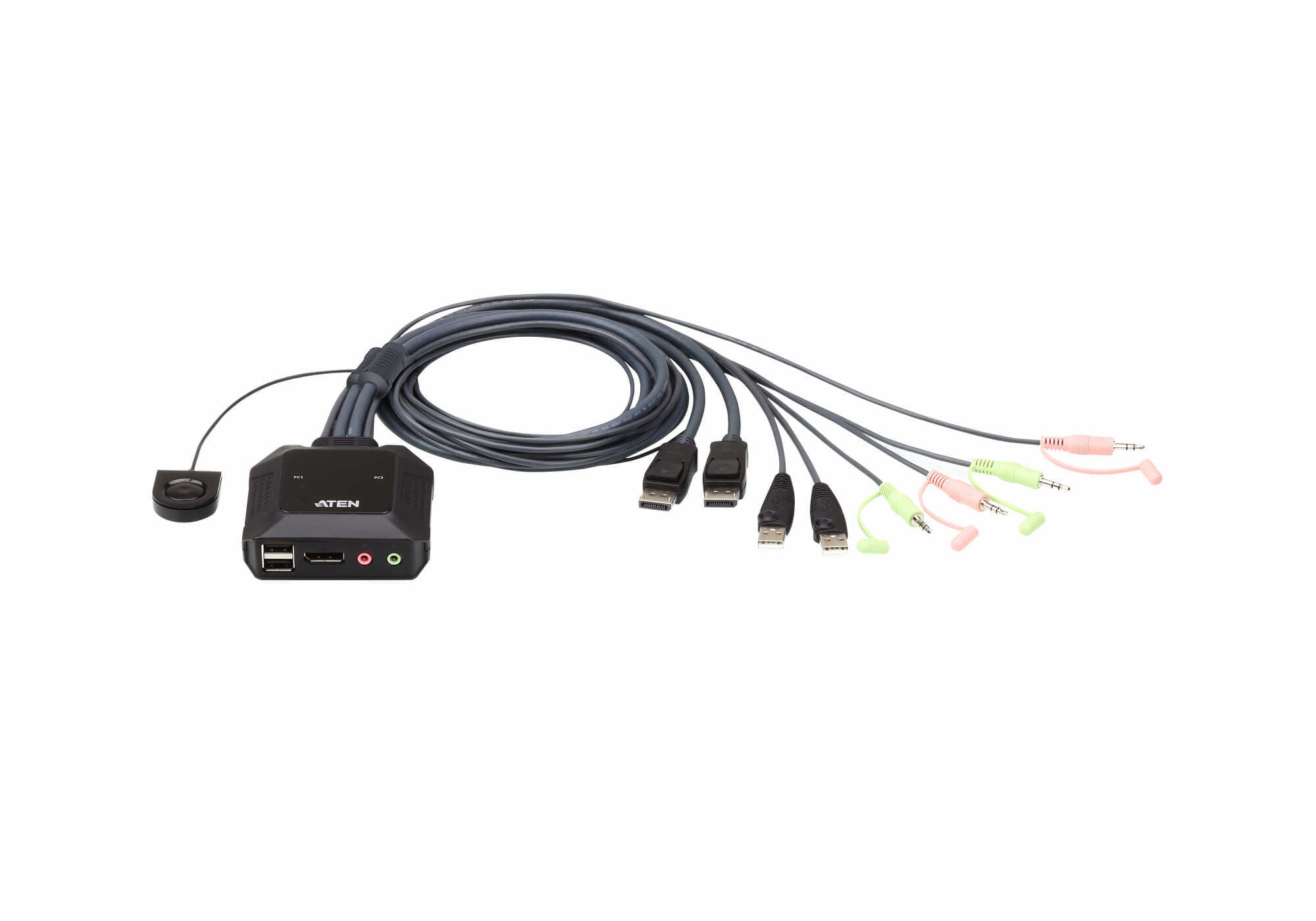 ATEN CS22DP - Commutateur KVM / audio / USB