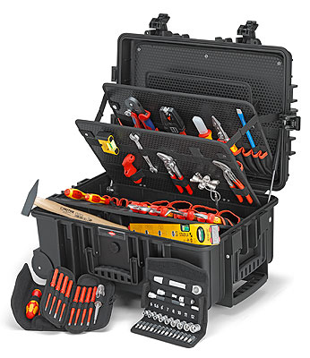 KNIPEX 00 21 37 - 63-Piece Electrician Tool Set - 00 21 37