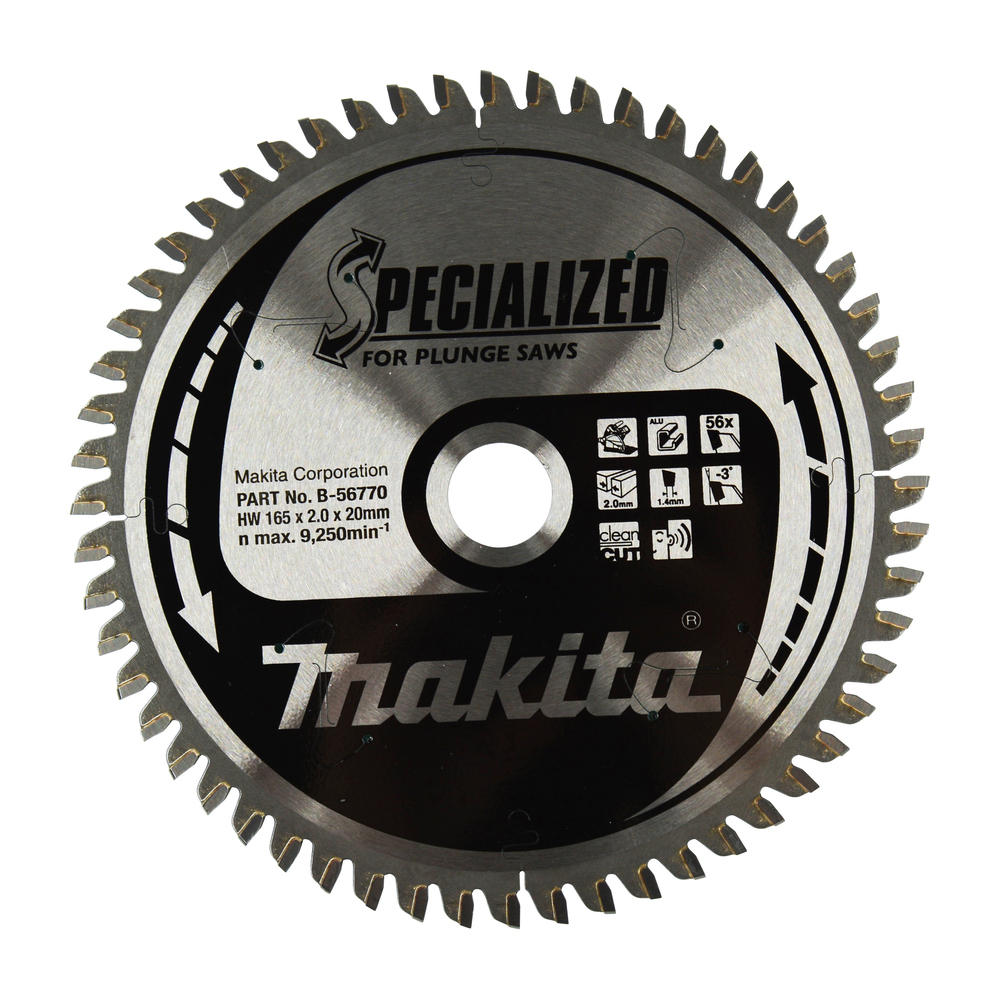 Makita B-56770 Lame de scie 165x20mm 9250 tr/min