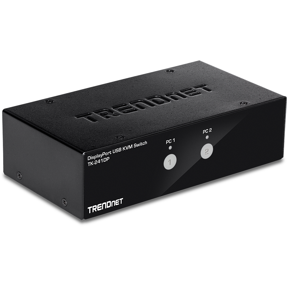 TRENDnet TK-241DP - 3840 x 2160 pixels - 4K Ultra HD - Noir