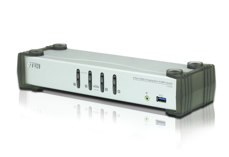 Commutateur KVMP ATEN CS1914 - Commutateur KVM / audio / USB