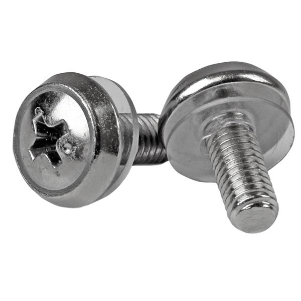M5 x 12mm Mounting Screws for Server Rack 100 Pack - CABSCREWSM5