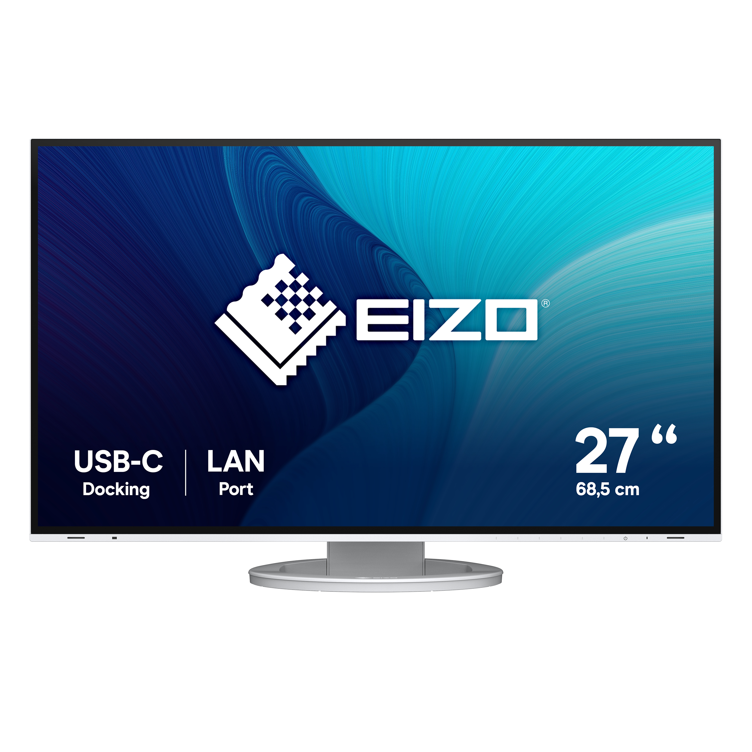 EIZO FlexScan EV2795-WT - 68.6 cm (27") - 2560 x 1440 pixels - Quad HD - LED - 5 ms - White - EV2795-WT