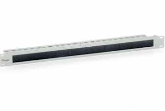 Panneau de brosse Equip - Noir (RAL 9005) - Panneau de brosse - Noir - 1U - 48,3 cm (19") - 44 mm - 92,3 mm