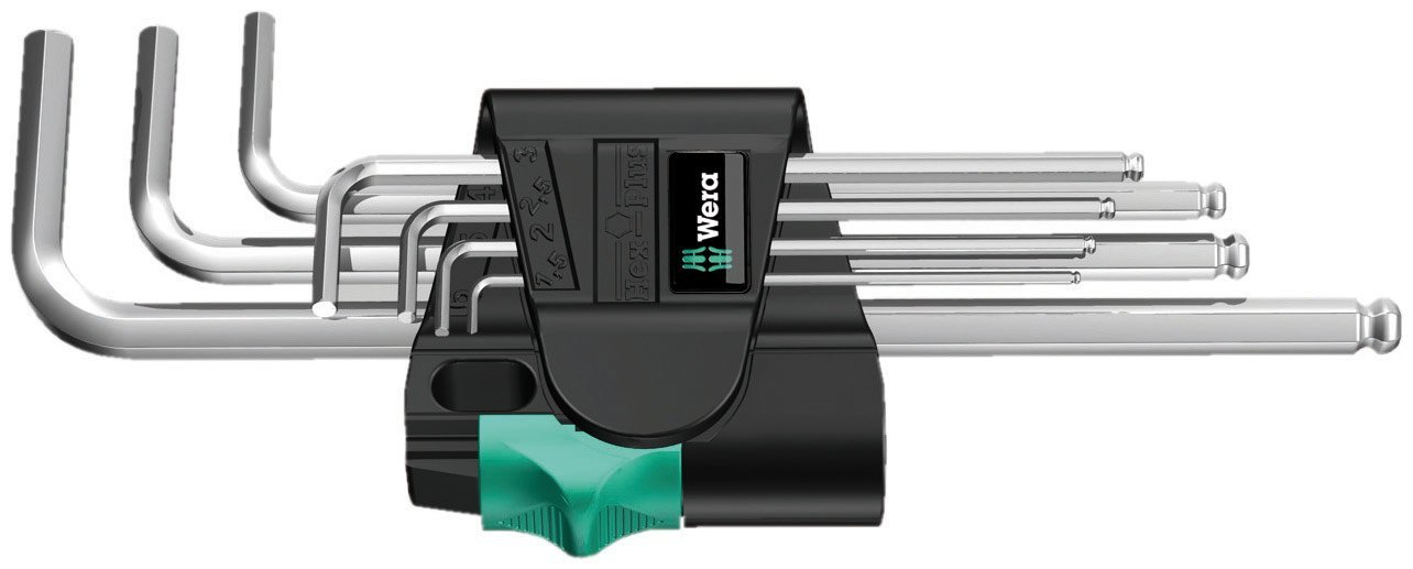Wera 950/9 Hex-Plus 1 - Jeu de clés Allen en L - Métrique - 9 pièce(s) - 1,5, 2, 2,5, 3, 4, 5, 6, 8, 10 mm - 9 cm - 21,9 cm