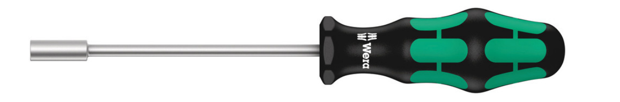 Wera 395 Nut Driver - 33 mm - 23.7 cm - 33 mm - Black/green