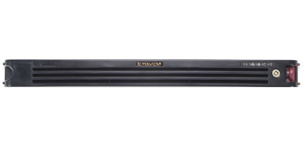 SuperMicro CSE-PTFB-813LB, cadre avant noir 1U, SC813, sans PB