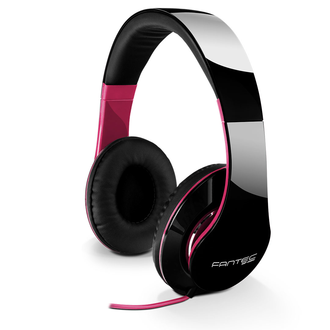 FANTEC SHP-250AJ - Headset - Head-band - Music - Black - Pink - Binaural - 1.2 m - 1690