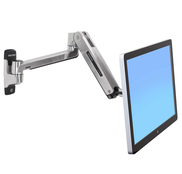 Ergotron LX HD Assis-Debout - 13,6 kg - 116,8 cm (46") - 75 x 75 mm - 400 x 400 mm - Argent